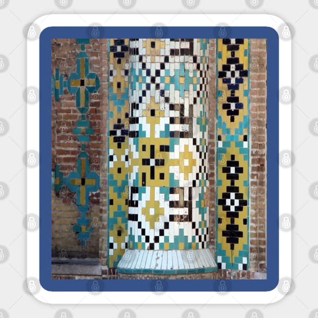 middle east tile art mosaic Sticker by Hadigheh-art